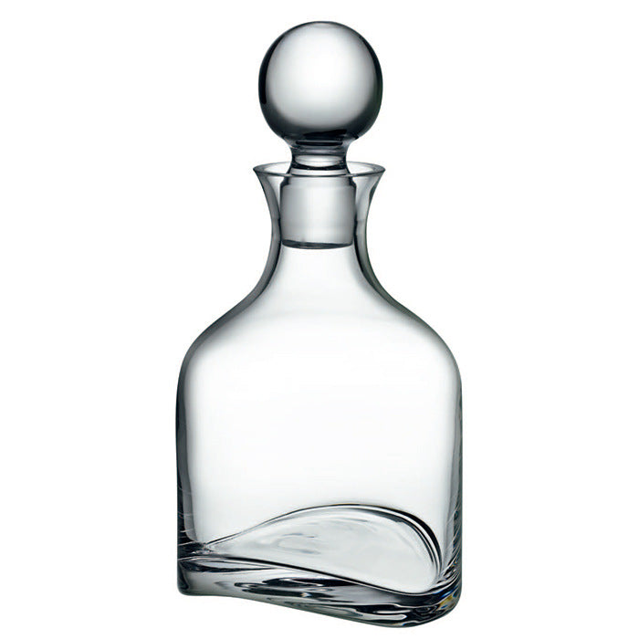 The Art of Elegance: Creative Crystal Glass Bottle With Lid And Irregular Design