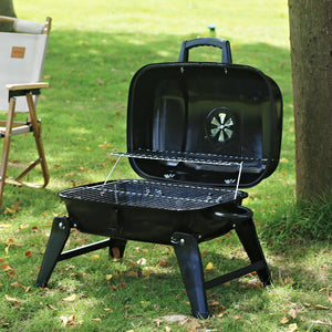 Discover the Ultimate Outdoor Cooking Experience with Our Portable Foldable Small Hamburger BBQ Grill